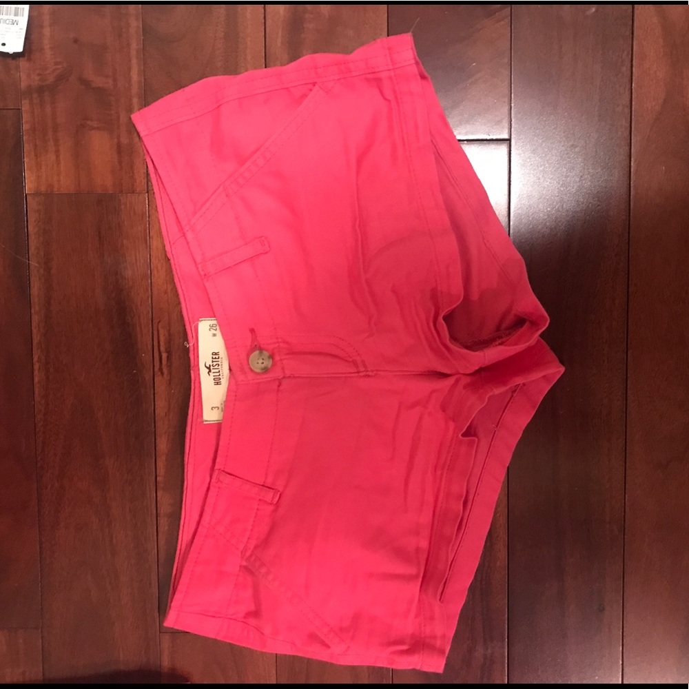 Hollister pink shorts size 3